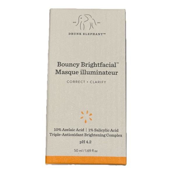 Drunk Elephant Other - DRUNK ELEPHANT ~ BOUNCY BRIGHTFACIAL MASK ~ 1.69 OZ‎